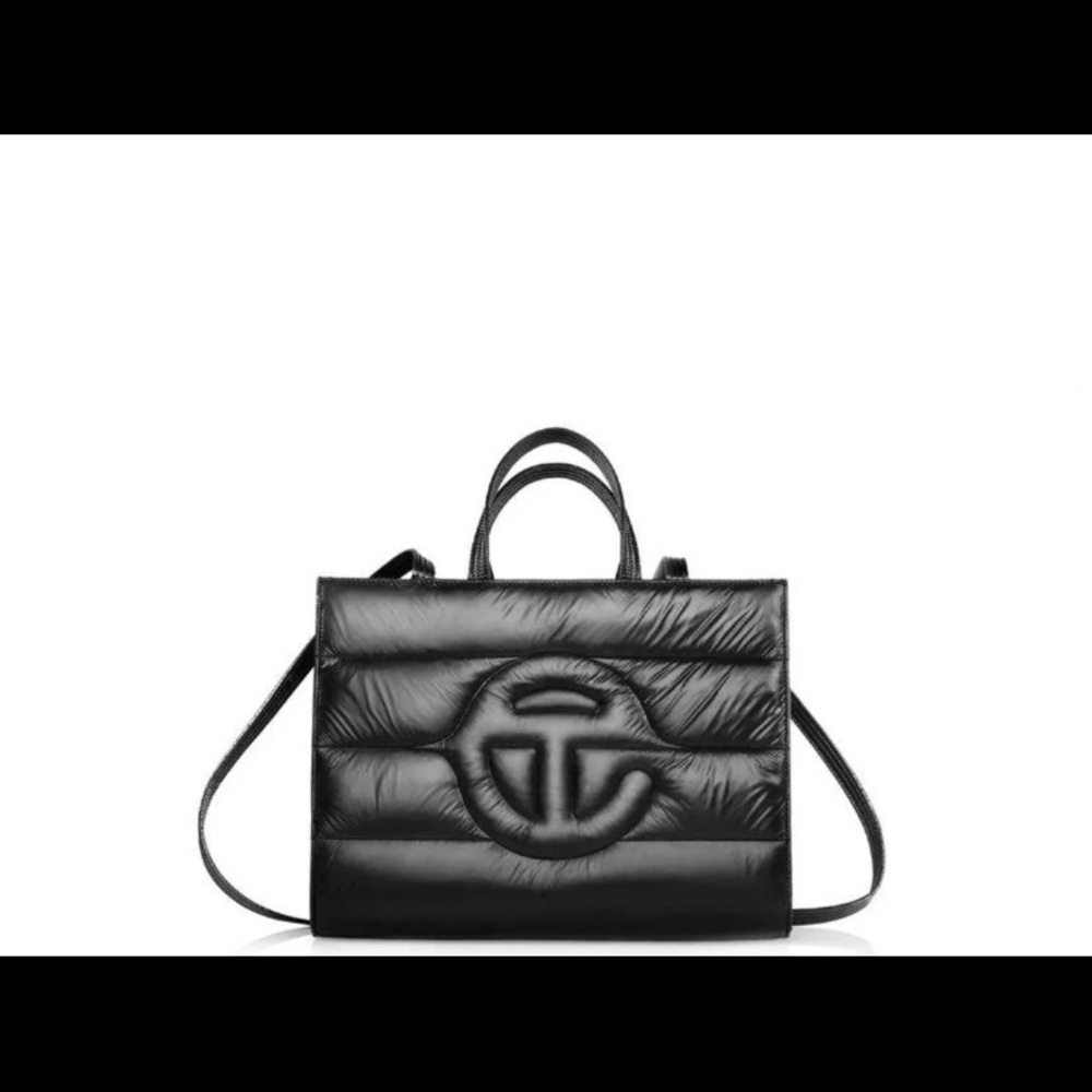 Telfar X Knuckles puffer Bag Medium black Shopper